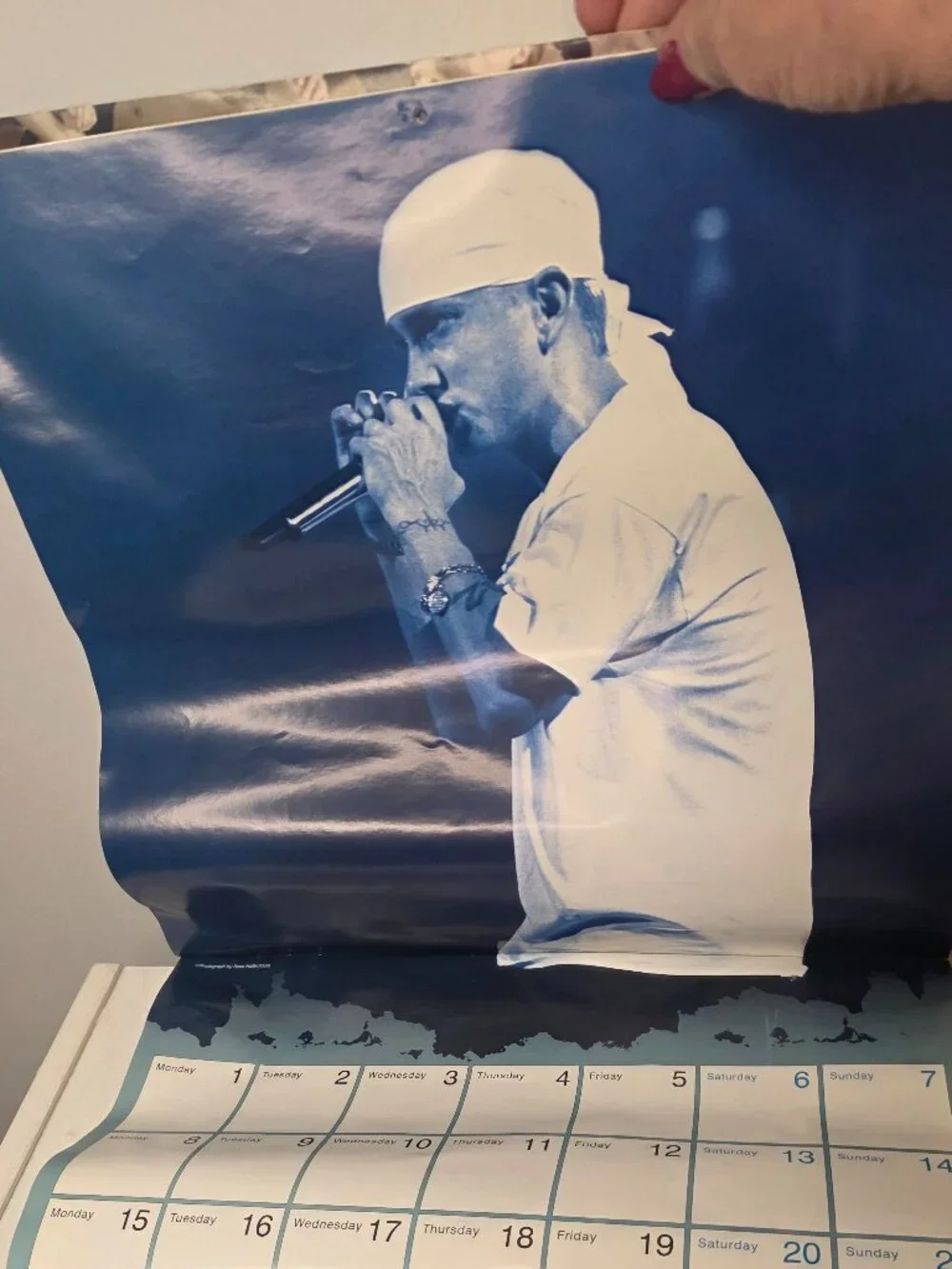 Vintage Eminem Official 2004 Calendar